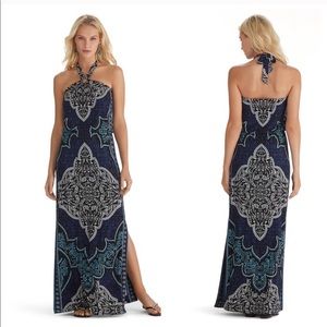 1-Day SALE❗️WHBM Printed Maxi Halter Dress Sz. XL